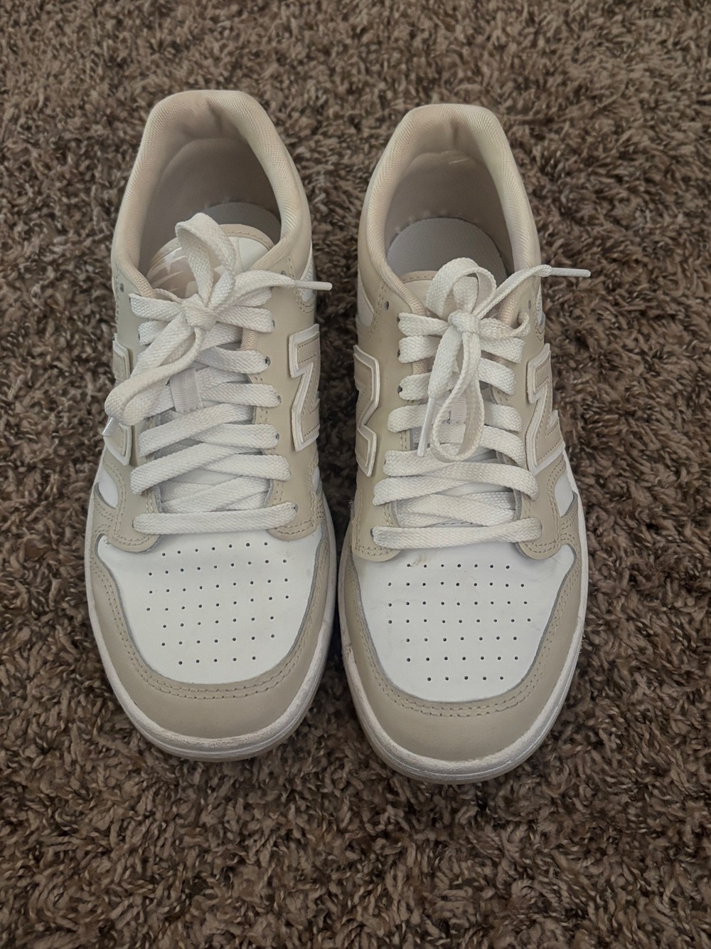 New Balance 480 Sneakers in Tan/White - Picture 2 of 5